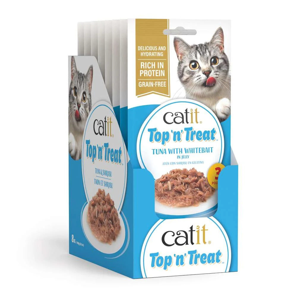 Catit Top n Treat Tuna & Whitebait 8 Pack (24x60g)
