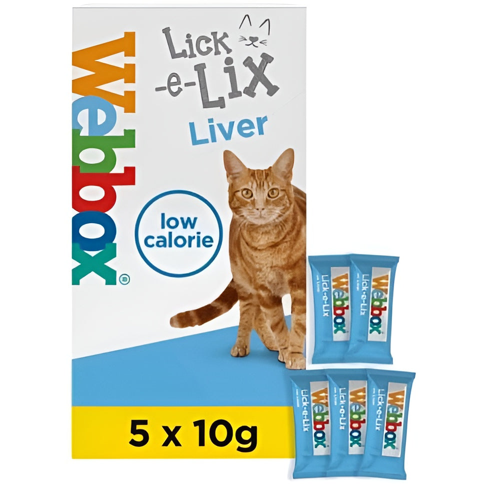Webbox Lick-e-Lix Liver Cat Treats