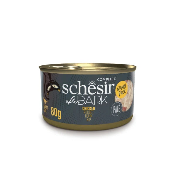 Schesir After Dark Pate Variety Pack Adult Cat Mixed 12 x 80g