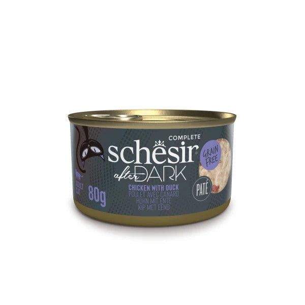Schesir After Dark Pate Variety Pack Adult Cat Mixed 12 x 80g