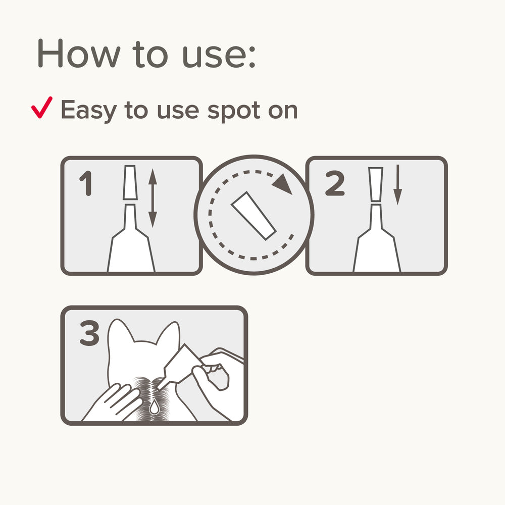 Beaphar WORMclear for Cats Worming Spot-On Solution x 2