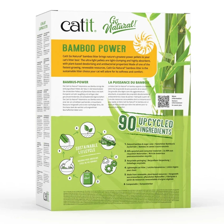 Catit Go Natural Vanilla Scented Ultra-Light Clumping Cat Litter 3.6kg