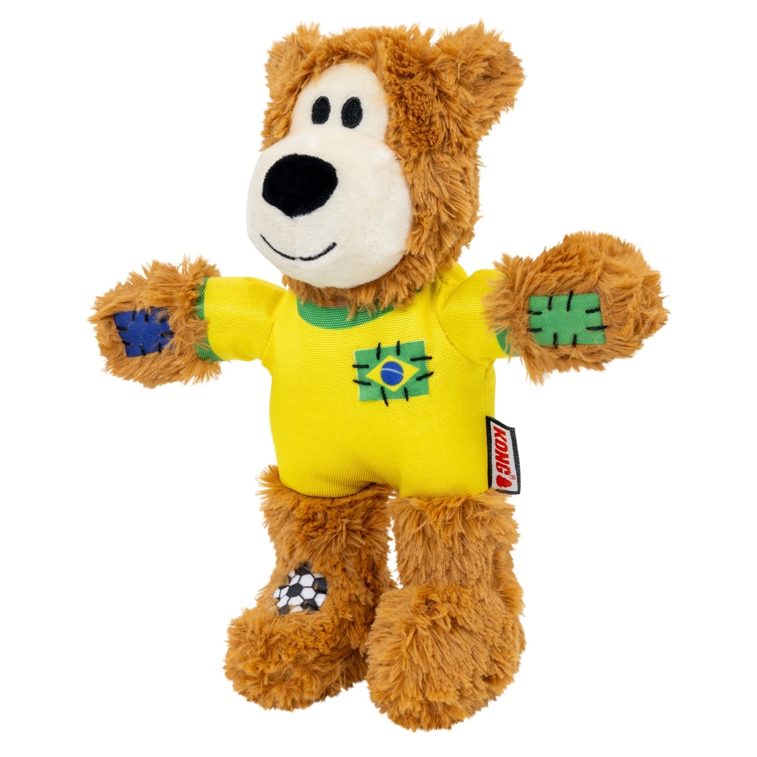 KONG Wild Knots Bear – Brazil Football Limited Edition