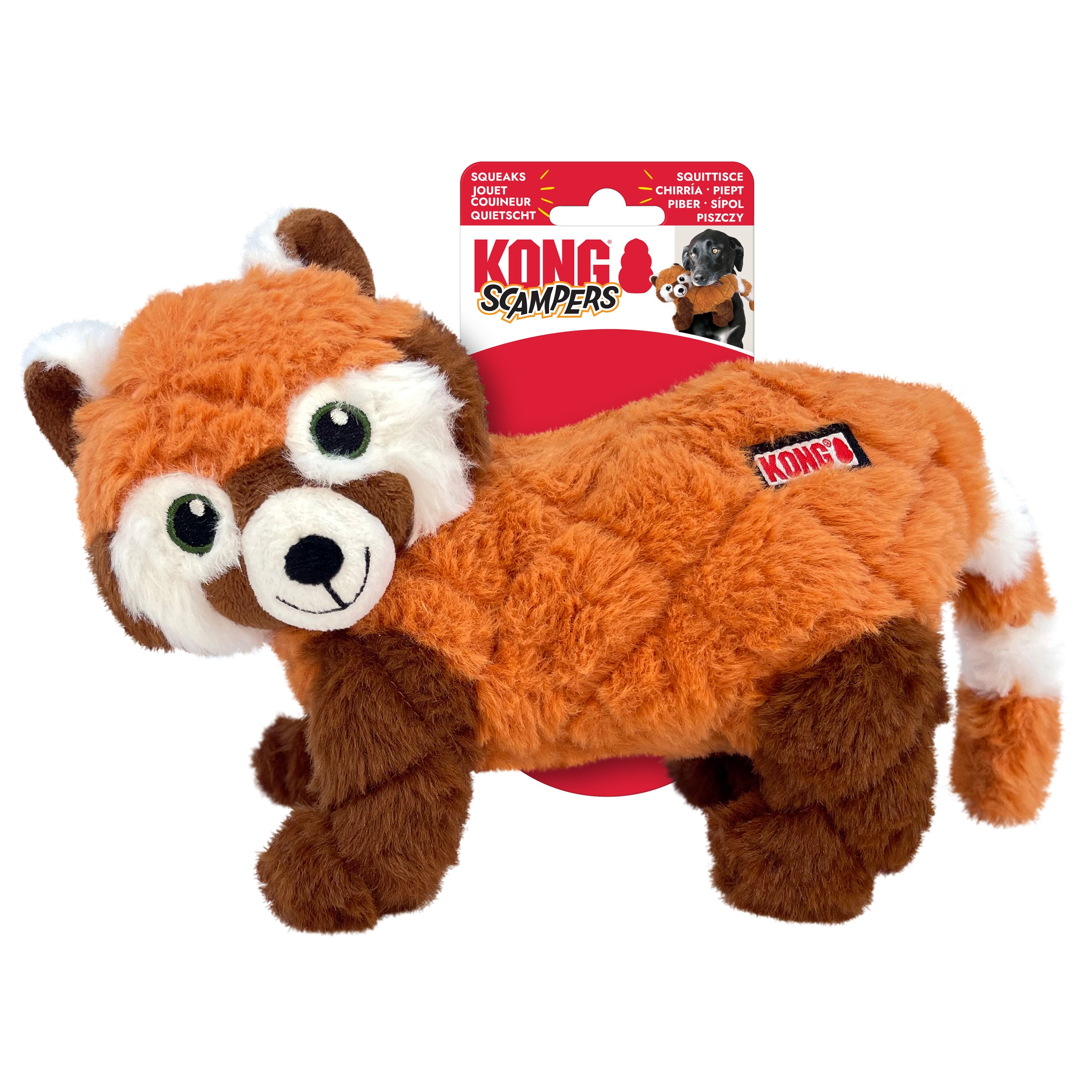 KONG Scampers Red Panda