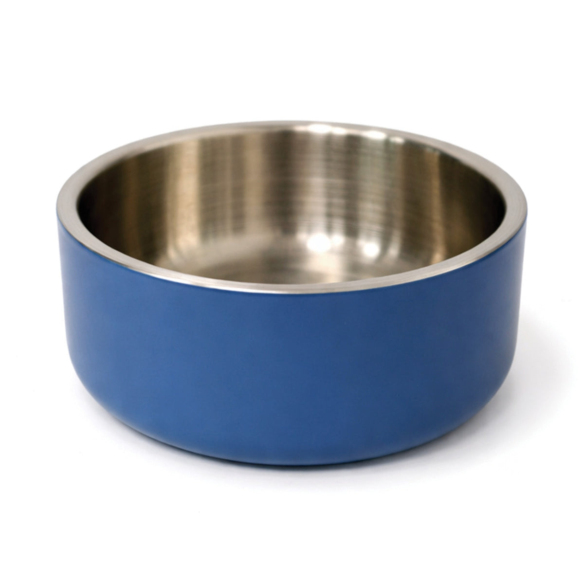 Happy Pet Polished Double Walled Stainless Steel Dog & Cat Bowl 2 Sizes