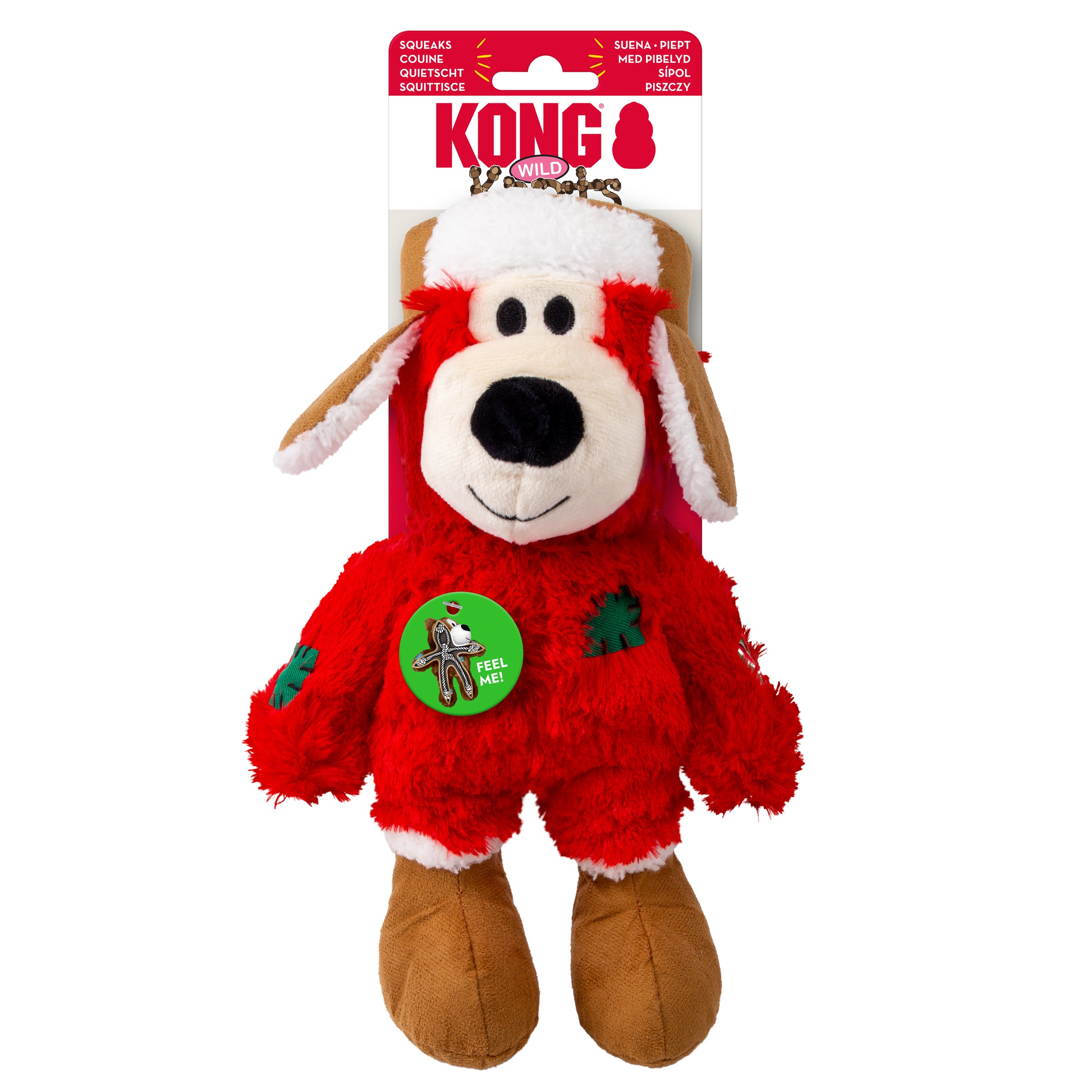 KONG Holiday Wild Knots Bear Assorted