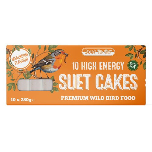 Suet to Go Block Mealworm Value Box 10x280g