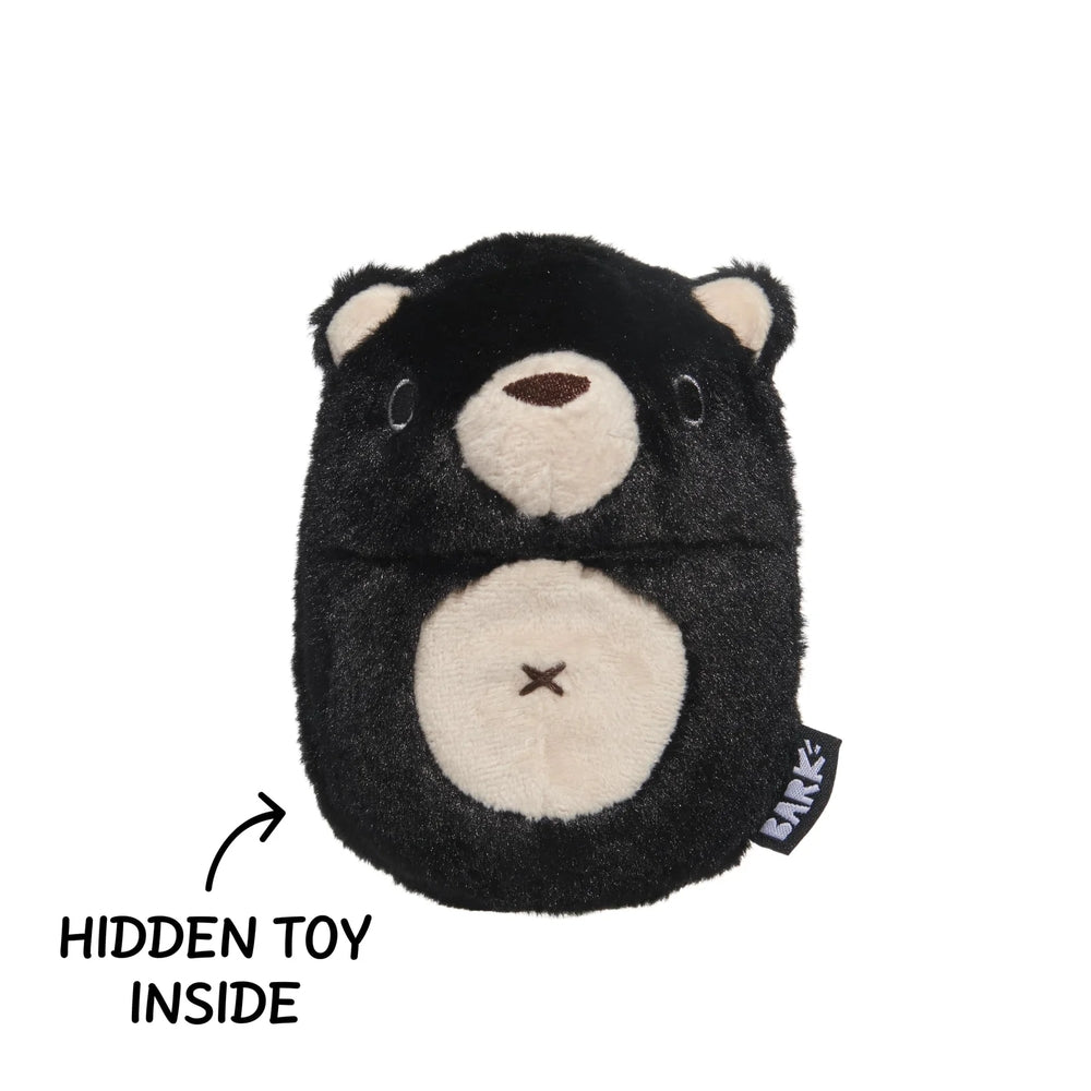 BARK Black Bear Bones Super Chewer Dog Toy