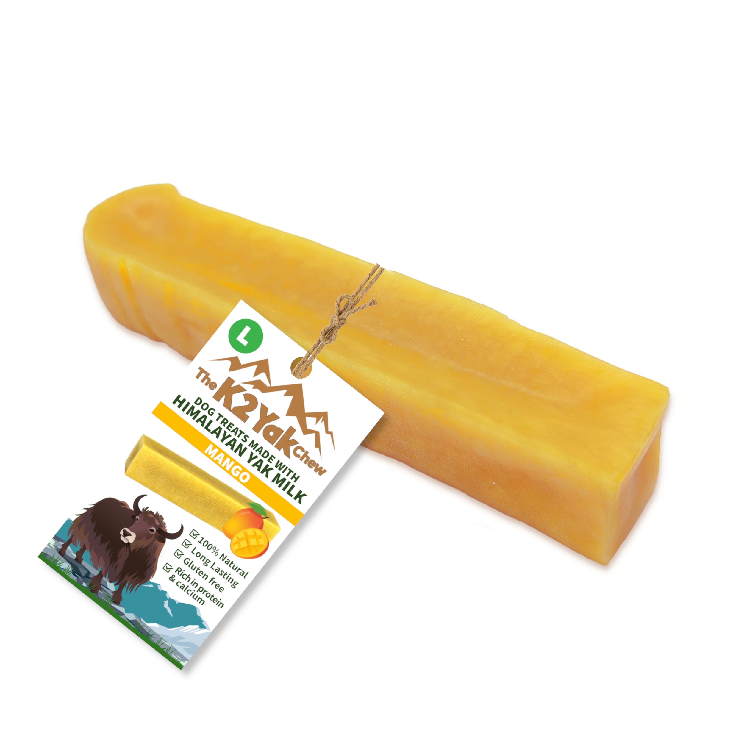 K2 Yak Chews Dog Treats Mango Large