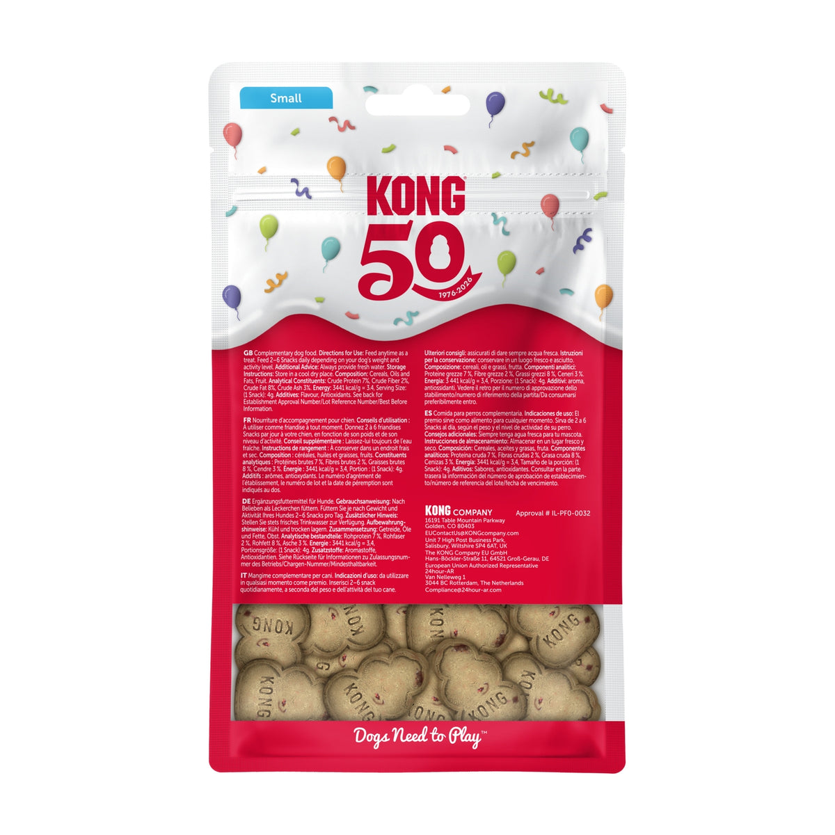KONG Snacks Birthday Recipe 2 Sizes